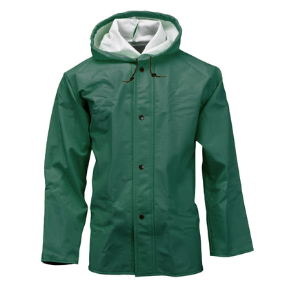 56AJ Dura Quilt Jacket with Hood - Green - Size 2X