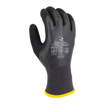 RWG28 Cut Protection Level A2 Dipped Waterproof Winter Gripper Glove - Size L