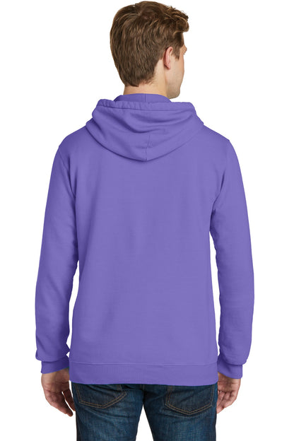 Amethyst Port & Company Beach Wash Garment-Dyed Pullover Hooded Sweatshirt. PC098H