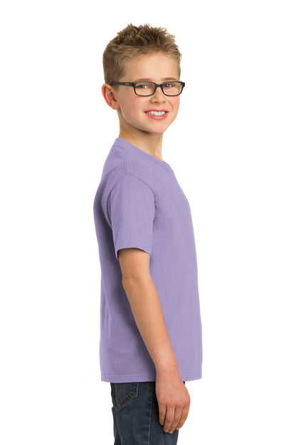 Amethyst Port & Company Youth Beach Wash Garment-Dyed Tee. PC099Y