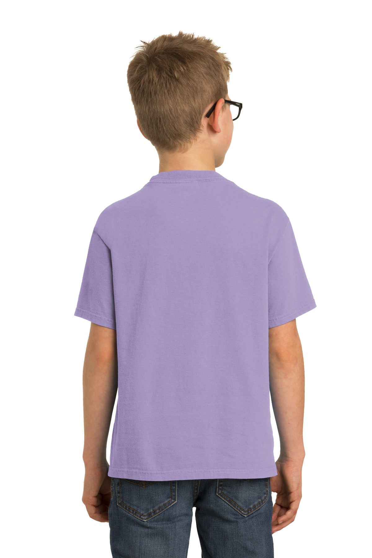 Amethyst Port & Company Youth Beach Wash Garment-Dyed Tee. PC099Y