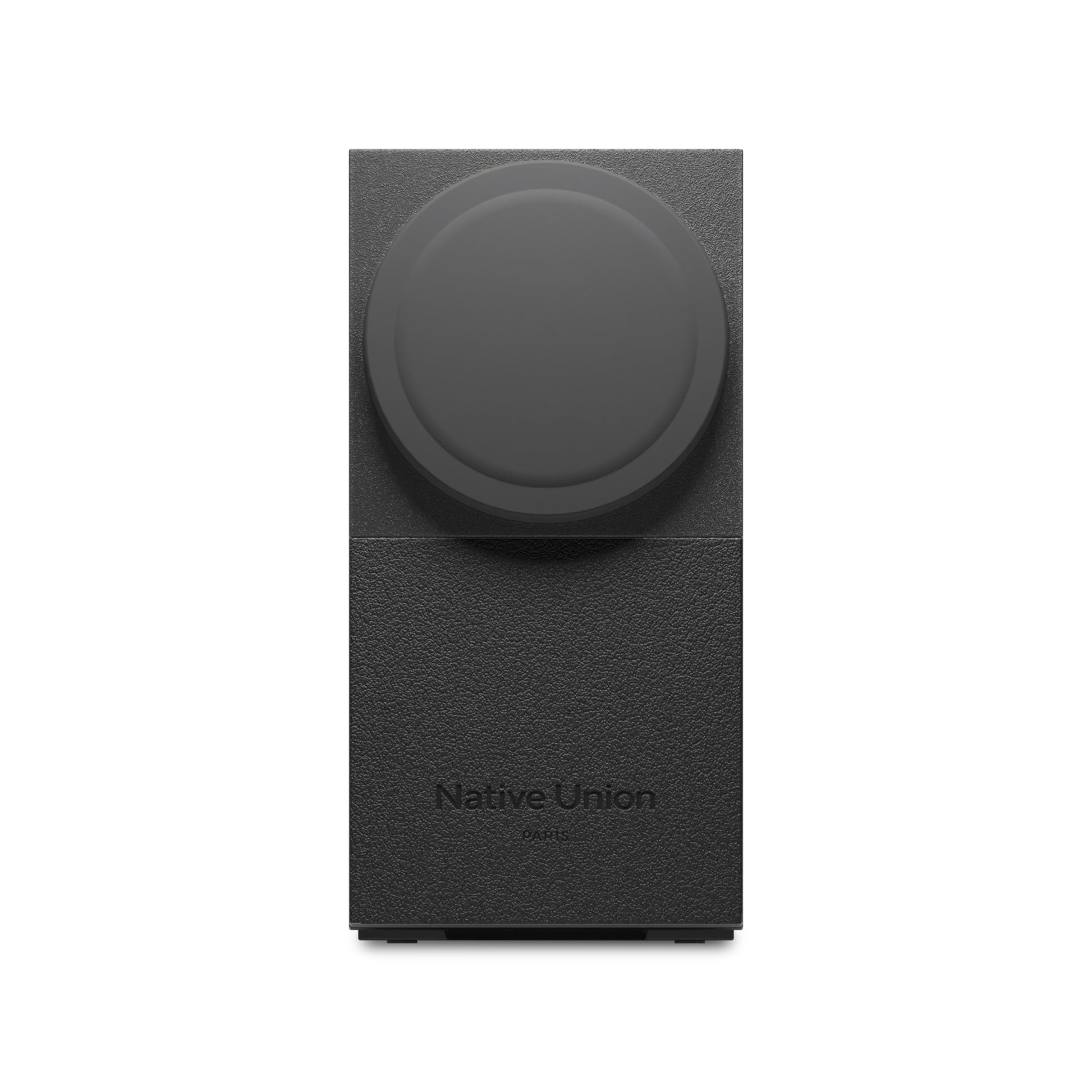 Black Native Union Rise 2-IN-1 Qi2 Wireless Charger