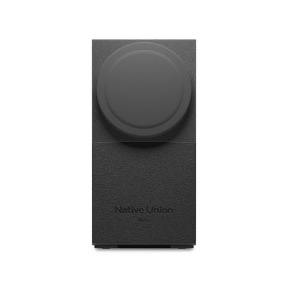Black Native Union Rise 2-IN-1 Qi2 Wireless Charger