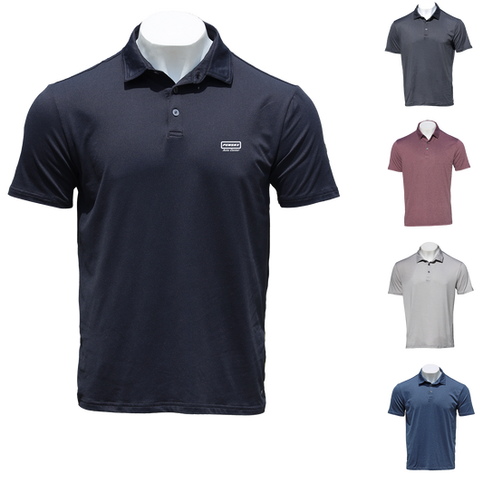 Black Anderson Ord Mens Gamer Solid Polo  - S