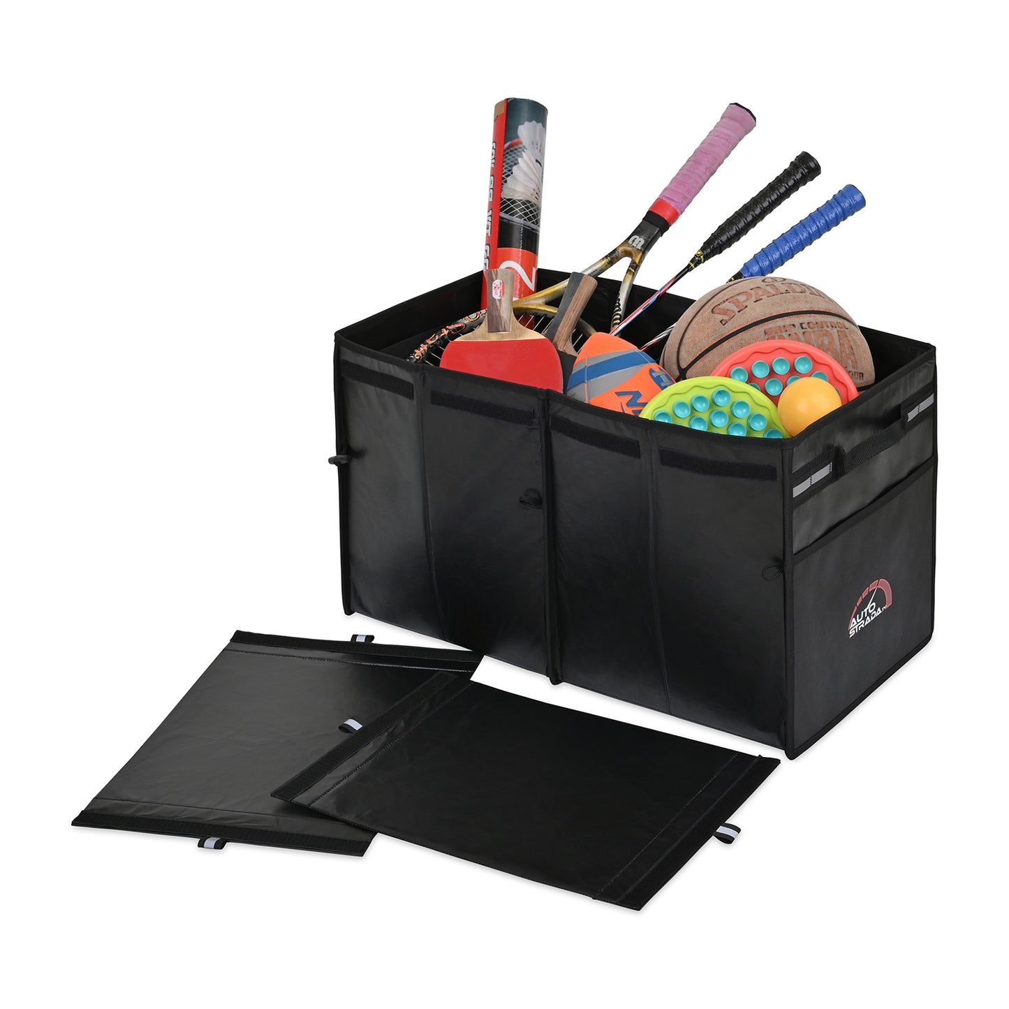 Black Structure Cargo Organizer with Lid