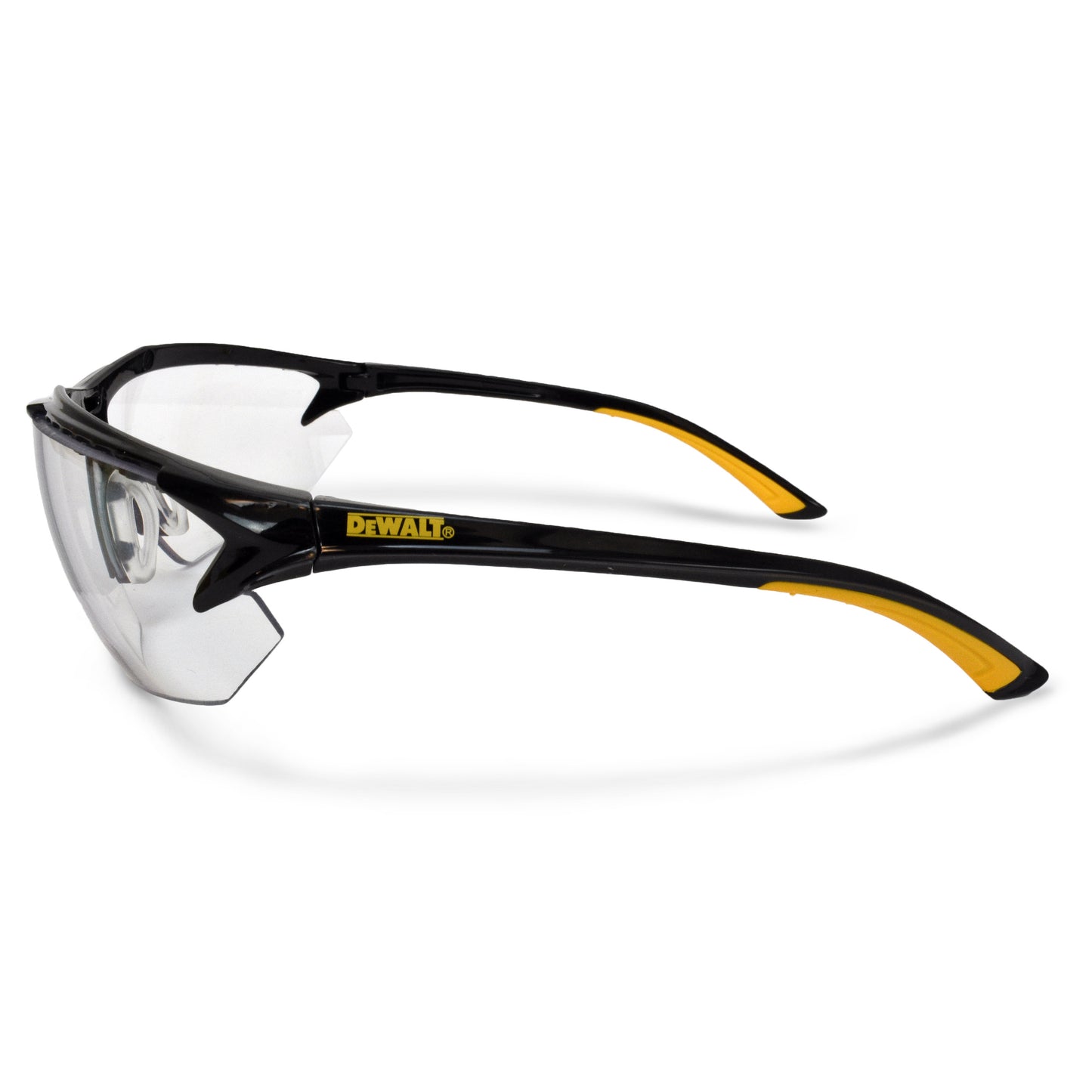 DPG106 Spector™ In-Viz Bifocal Protective Eyewear - Black / Yellow Frame - Clear Lens - 1.5 Diopter