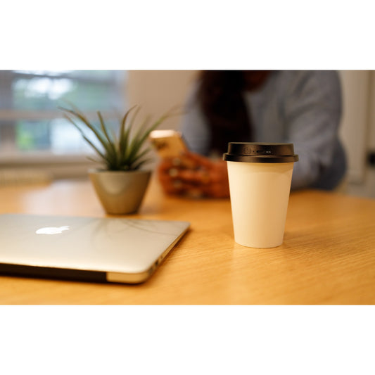 White/Black iLive™ Cup + Wireless Bluetooth Speaker