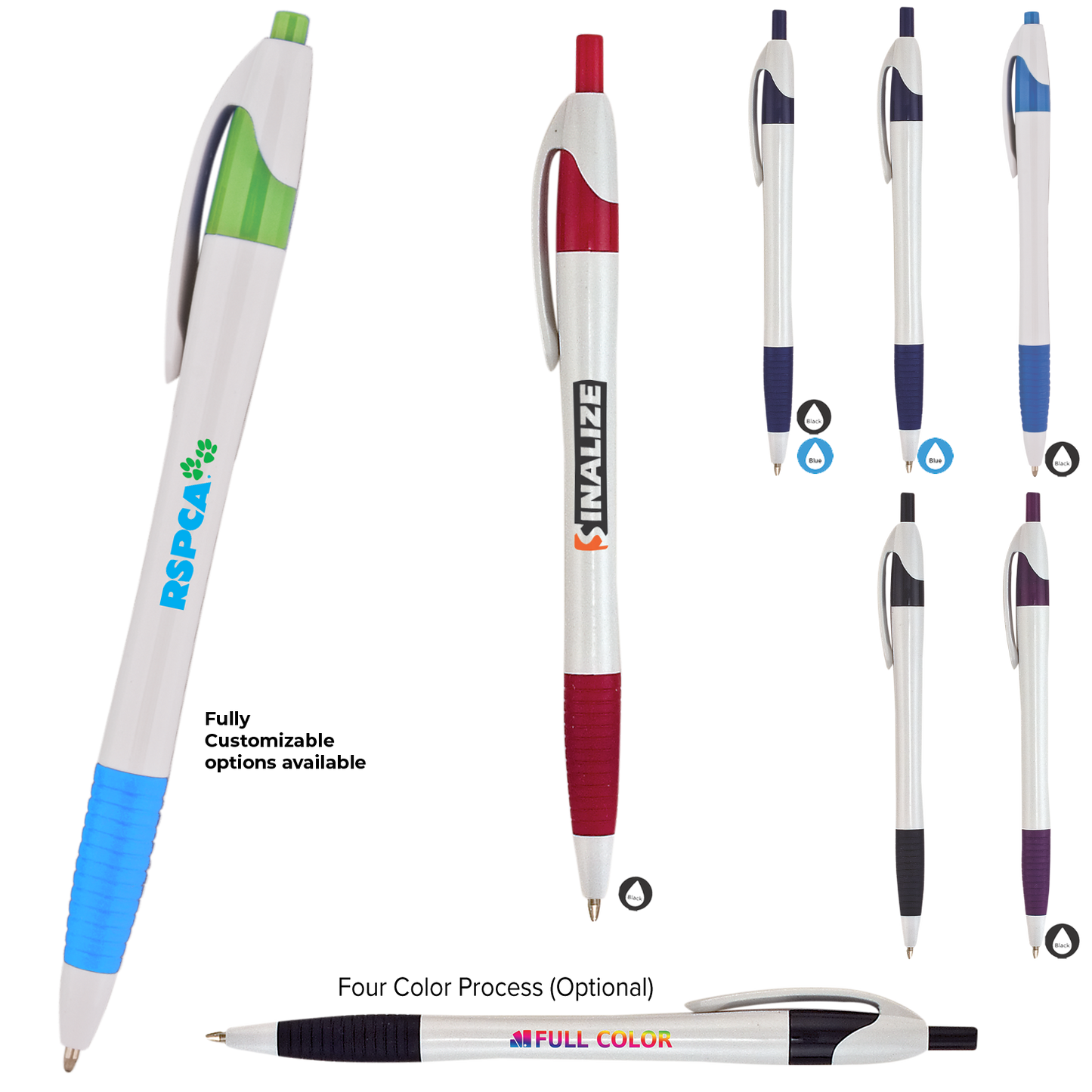 Black Archer Gripper Pen