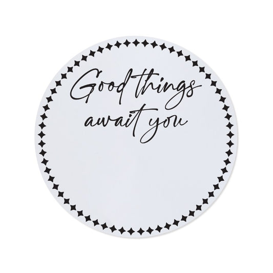 White Good Things Await You Gift Box Seal