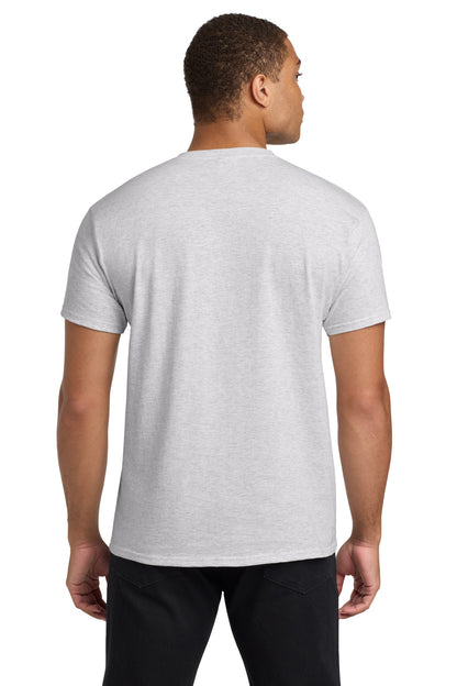 Ash Hanes - Authentic 100% Cotton T-Shirt with Pocket. 5590