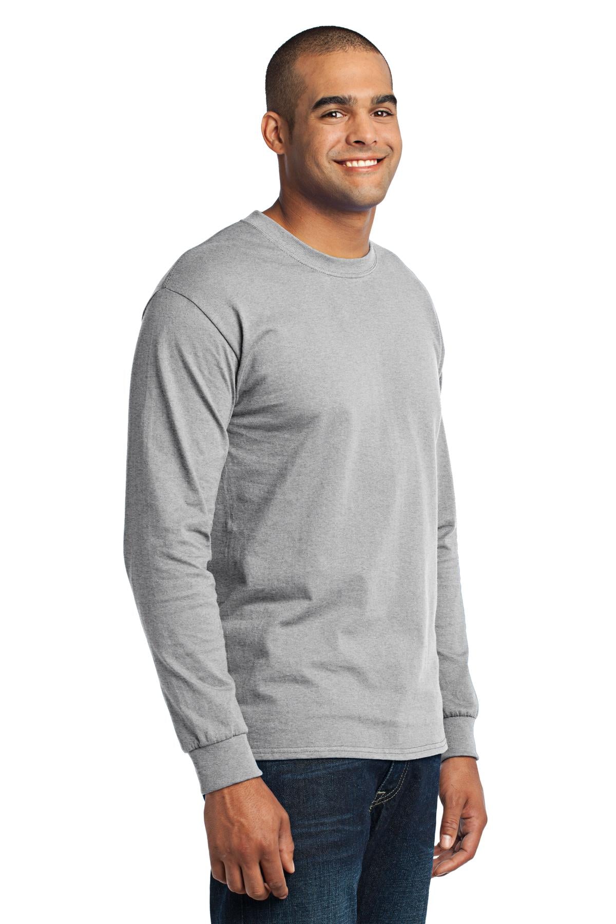 Ash Port & Company Tall Long Sleeve Core Blend Tee. PC55LST