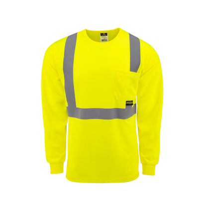 ST21-2 Class 2 Mesh Long Sleeve T-Shirt - Green - Size 2X
