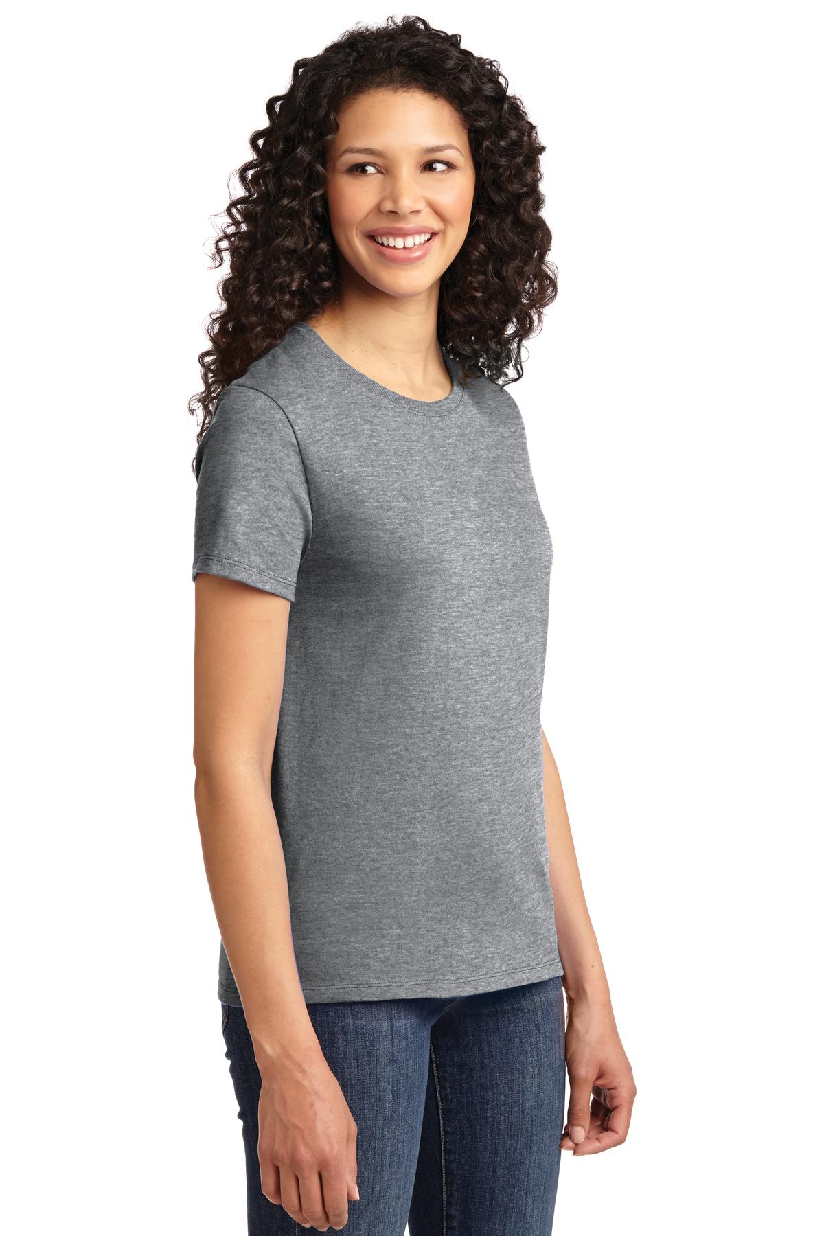 Ath Heather Port & Company Women's Essential Tee. LPC61