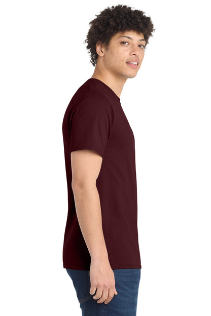 Ath Maroon Port & Company Tall Essential Tee. PC61T