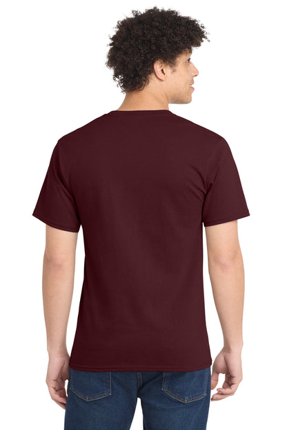 Ath Maroon Port & Company Tall Essential Tee. PC61T