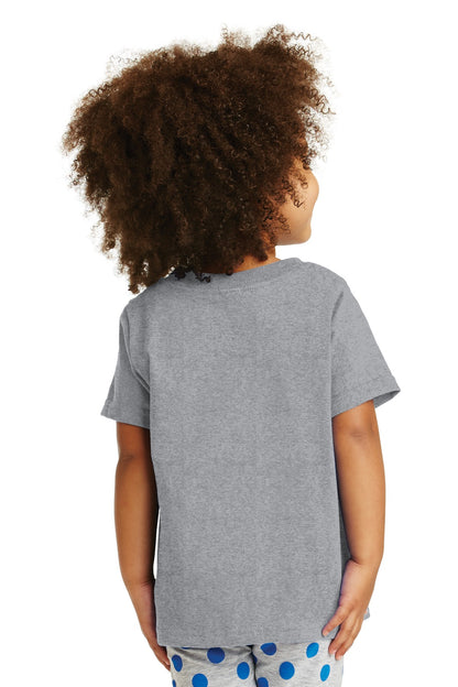 Athl Heather Port & Company Toddler Core Cotton Tee. CAR54T