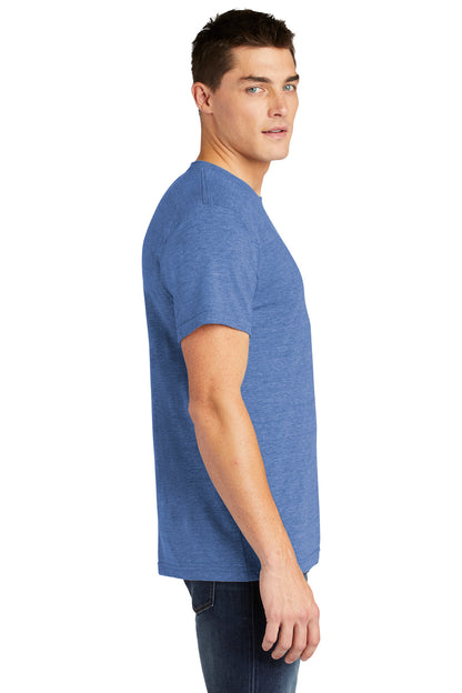 AthlBlue American Apparel Tri-Blend Short Sleeve Track T-Shirt TR401