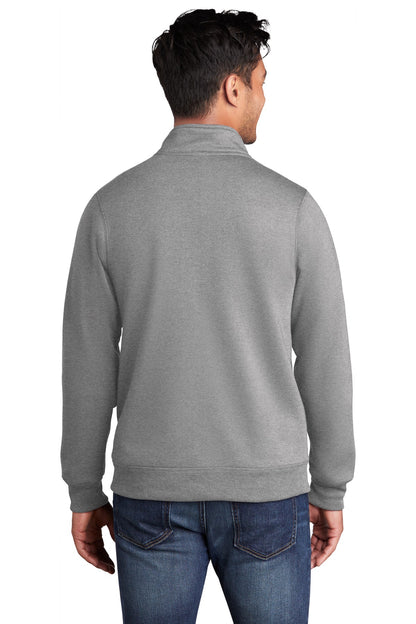 Athletic Hthr Port & Company Core Fleece Cadet Full-Zip Sweatshirt PC78FZ