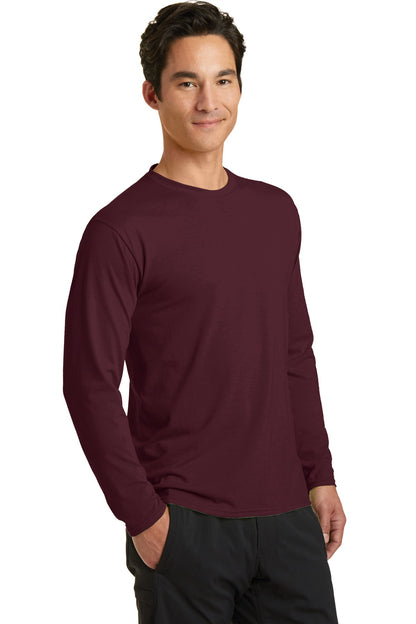 Athletic Mar Port & Company Long Sleeve Performance Blend Tee. PC381LS