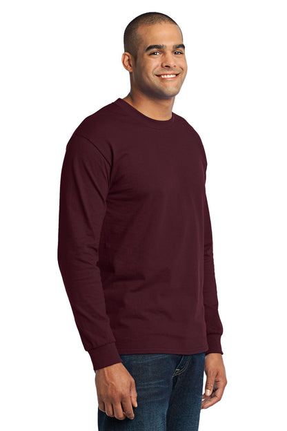 Athletic Marn Port & Company Tall Long Sleeve Core Blend Tee. PC55LST