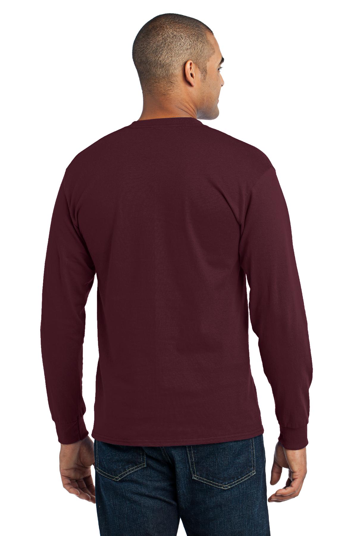 Athletic Marn Port & Company Tall Long Sleeve Core Blend Tee. PC55LST