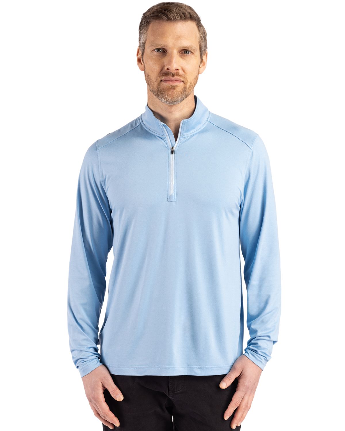 Atlas Cutter & Buck Coastline Epic Comfort Recycled Mens Quarter Zip  - S