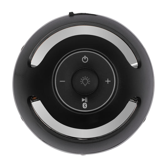 Black iLive™ Tiki & Bluetooth Speakers with LED Flame