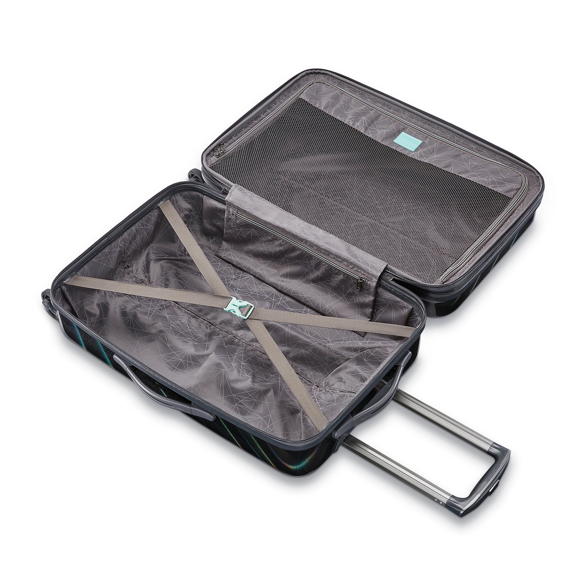 Iridescent Black American Tourister® Moonlight 21" Carry-on Spinner