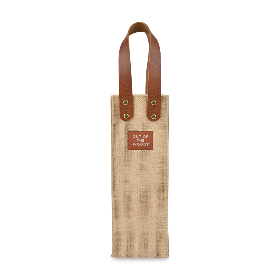 Natural Out of The Woods® Jute Wine Tote