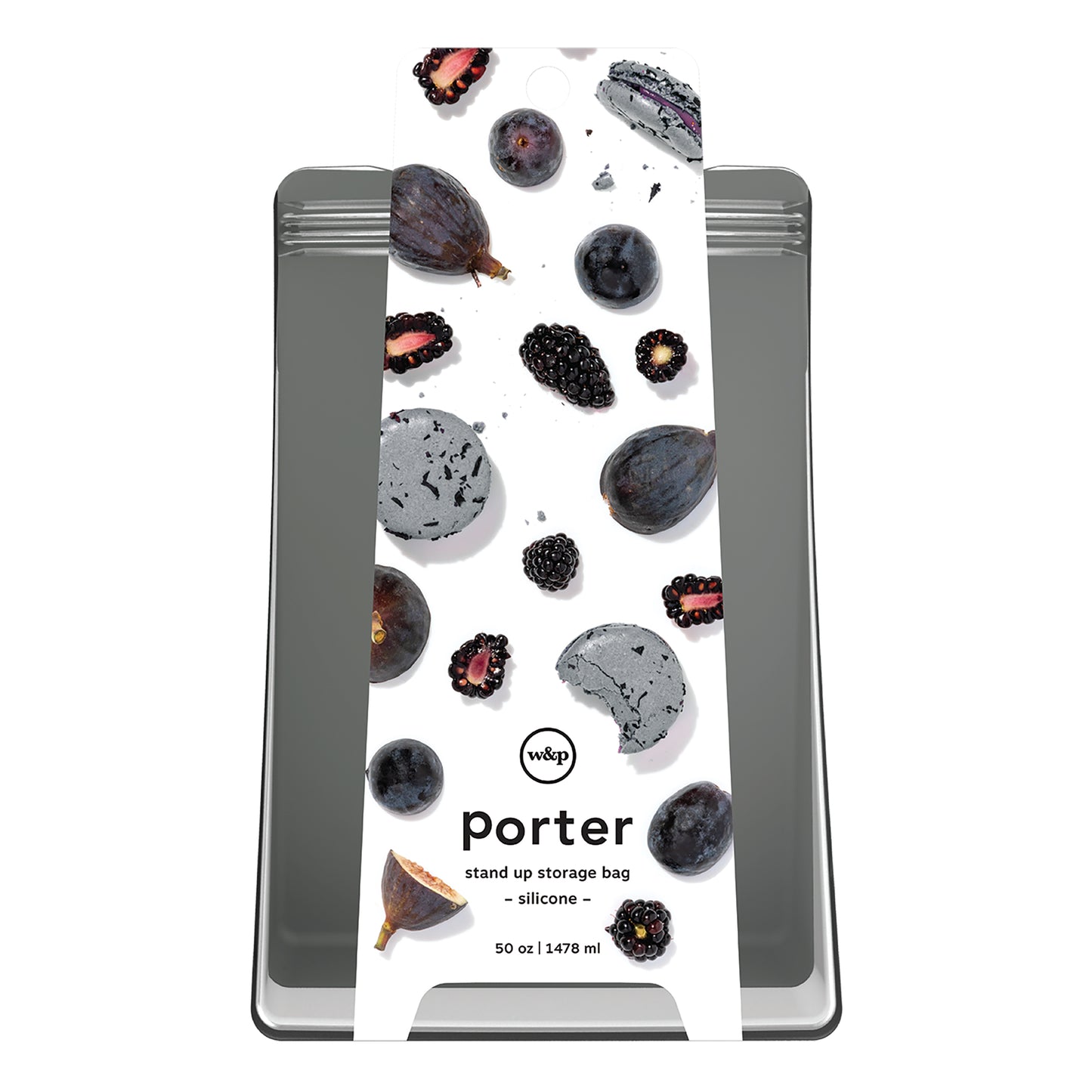 Charcoal W&P Porter Stand-Up Bag- Large