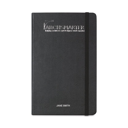 Black Moleskine® Hard Cover Large Double Layout Notebook