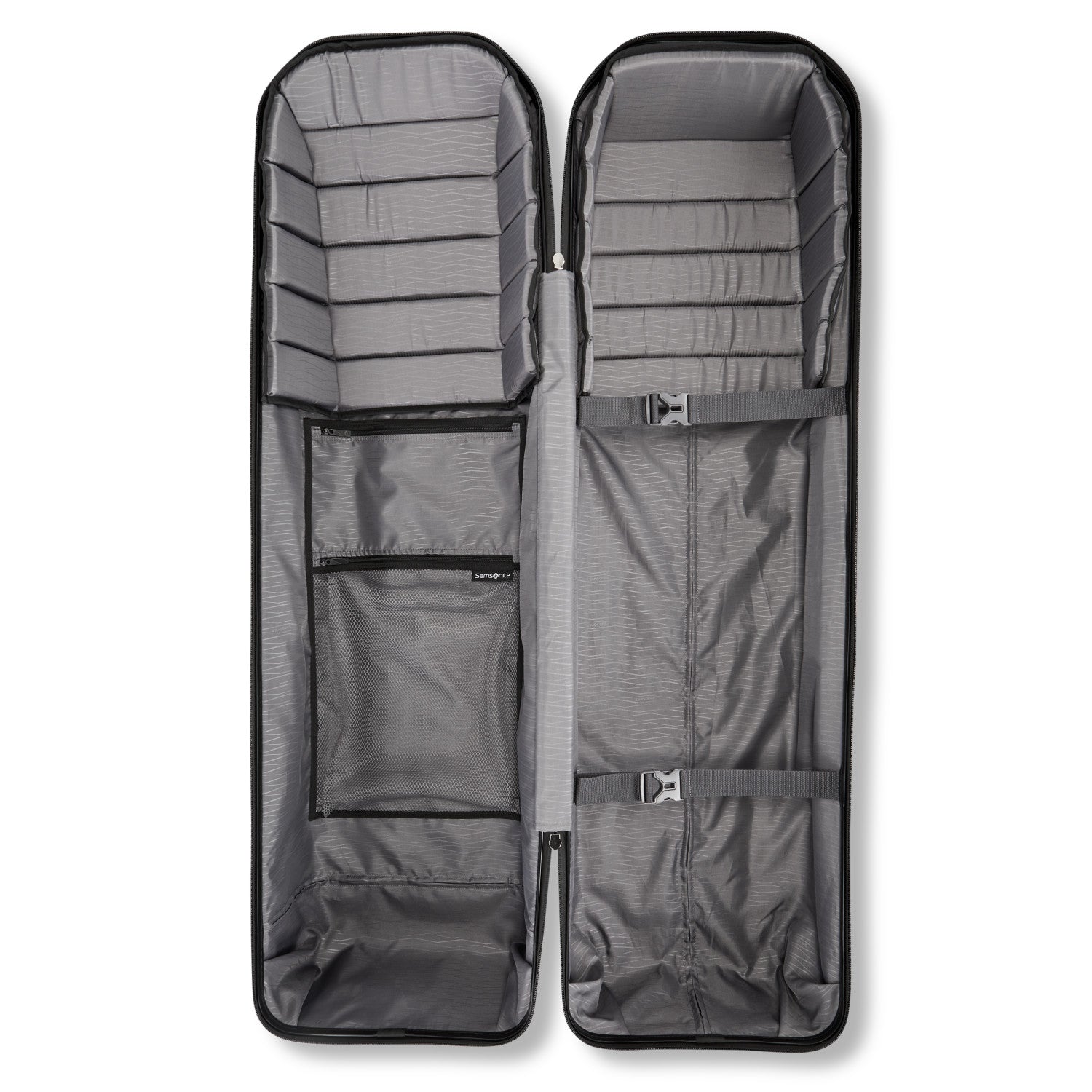 Black Samsonite Hardside Travel Golf Bag with Luggage Tag