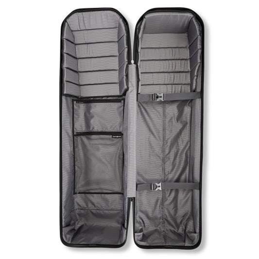 Black Samsonite Hardside Travel Golf Bag with Luggage Tag