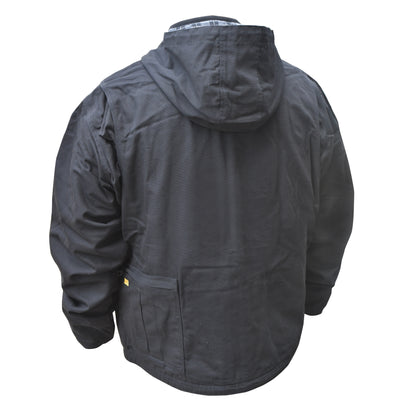 DCHJ076ABB Men's Heated Heavy Duty Work Coat without Battery - Black - Size 2X
