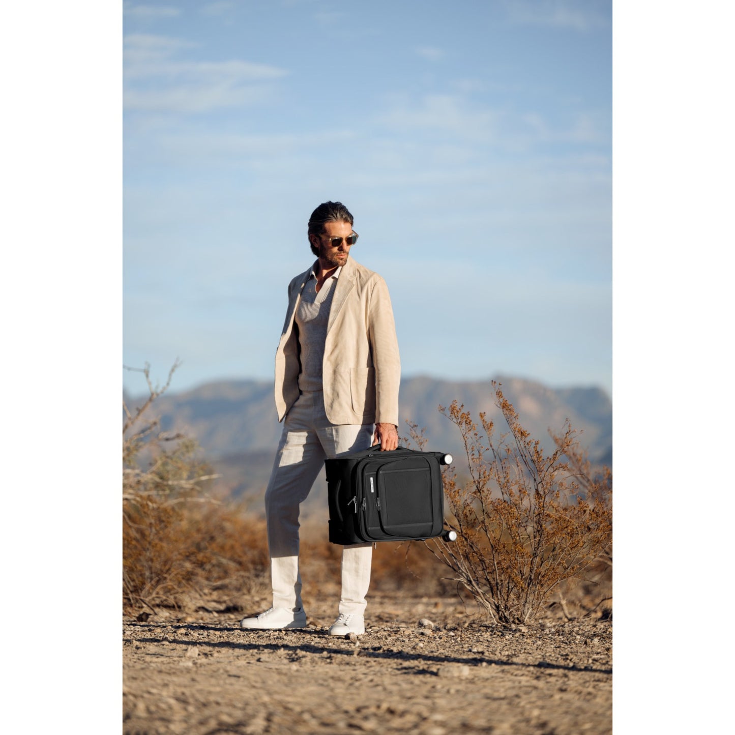 Black Samsonite UpLIFT Softside Carry-on Spinner