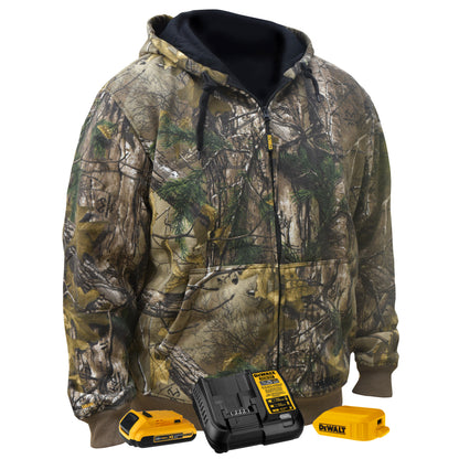 DCHJ074 Men's Heated REALTREE EDGE® Camouflage Heated Hoodie Kit - Camo - Size XL