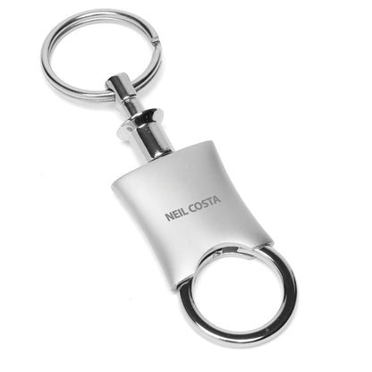 "Raha" Laser Engraved Pull Apart-Metal Valet Keyholder