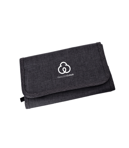 Folding Electronics Organizer Carrying Case