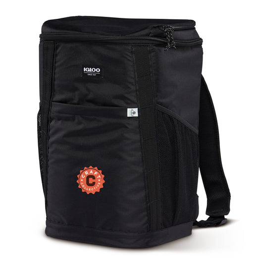 Black Igloo® REPREVE 36 Can Backpack Cooler