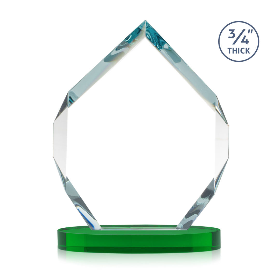 Royal Diamond  VividPrint™ Award on Alberton Base - Green