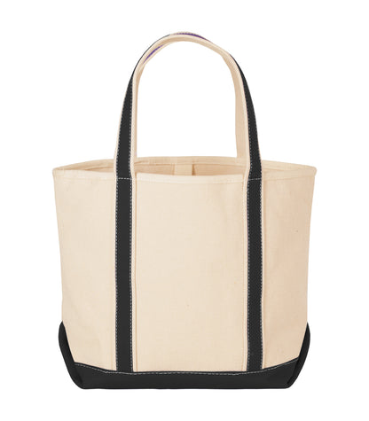 Natural / Black Sailway Medium Tote Bag