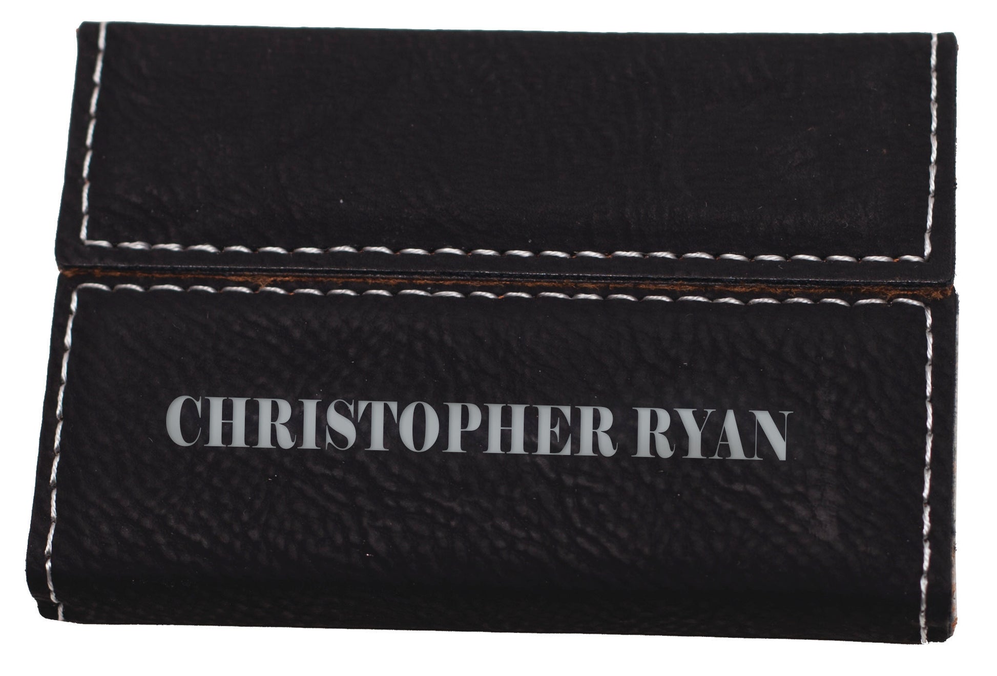 Black Leatherette Business Card Case