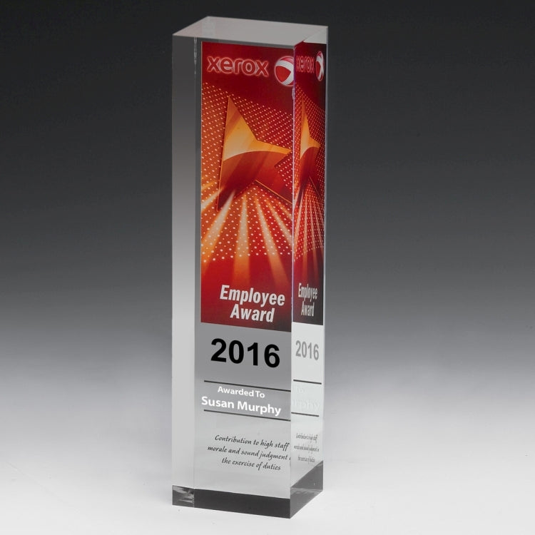Laser Engraved Monument Obelisk Award - 7 1/2"