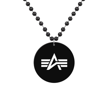 Medallion Bead Necklace w/ Medallion