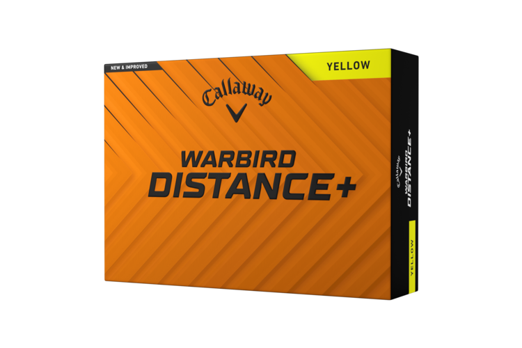 Callaway Warbird Distance+ Golf Balls - Yellow