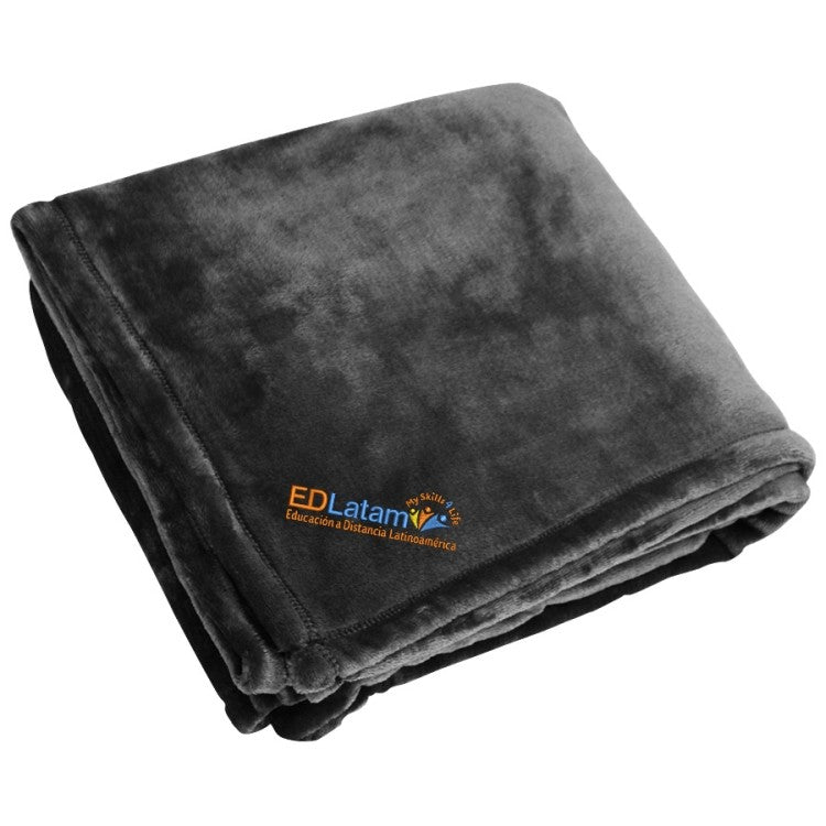 Black Southern Plush XL Blanket