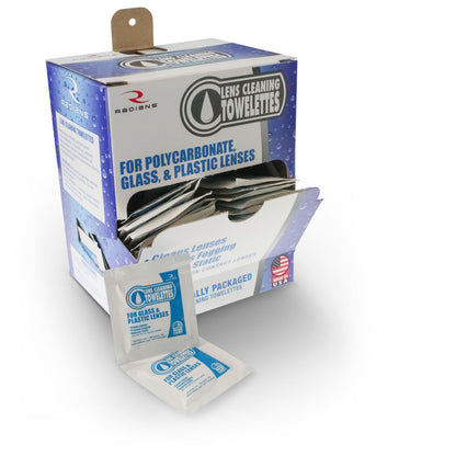 Lens Cleaning Towelettes - 100 Count - in Box