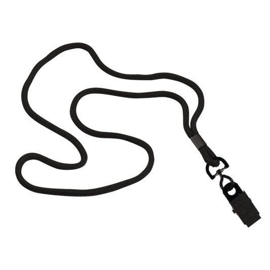 1/8" Polyester Cord Lanyard with Bulldog Clip