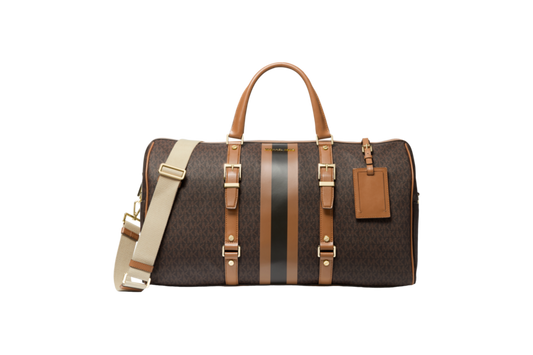 Michael Kors Bedford Extra-Large Logo Stripe Weekender Bag