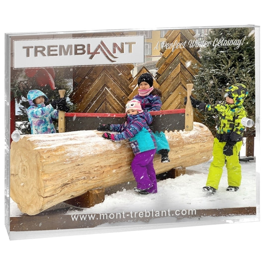 Laser Engraved Acrylic Magnetic Frame (5"x 7"x 3/4")